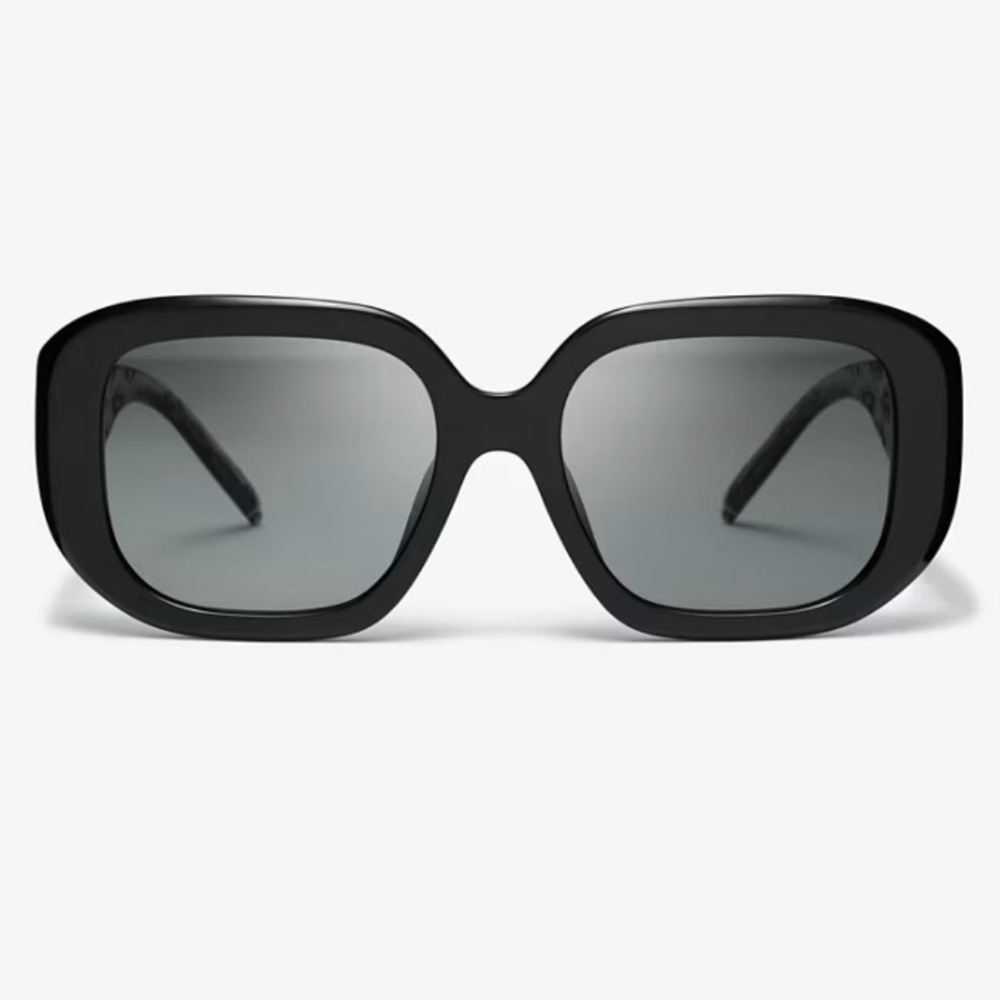 New Tory Burch T Monograms Black Sunglasses